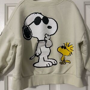 Zara snoopy sweatshirt